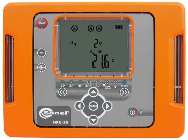 Terrômetro e Medidor de resistência MRU-30