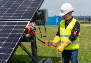 Medições profissionais de sistemas fotovoltaicos até 1500 V com o kit Sonel PVM-1530 Pro